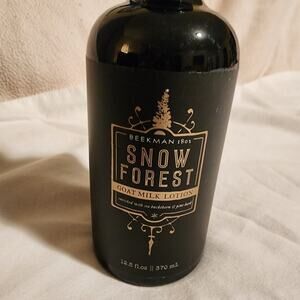 Beekman 1802 Snow Forest Lotion 12.5 oz NEW Goat Milk USA MADE Sulfate-Free